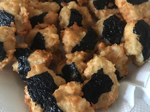 豆腐でヘルシー海苔巻きチキン